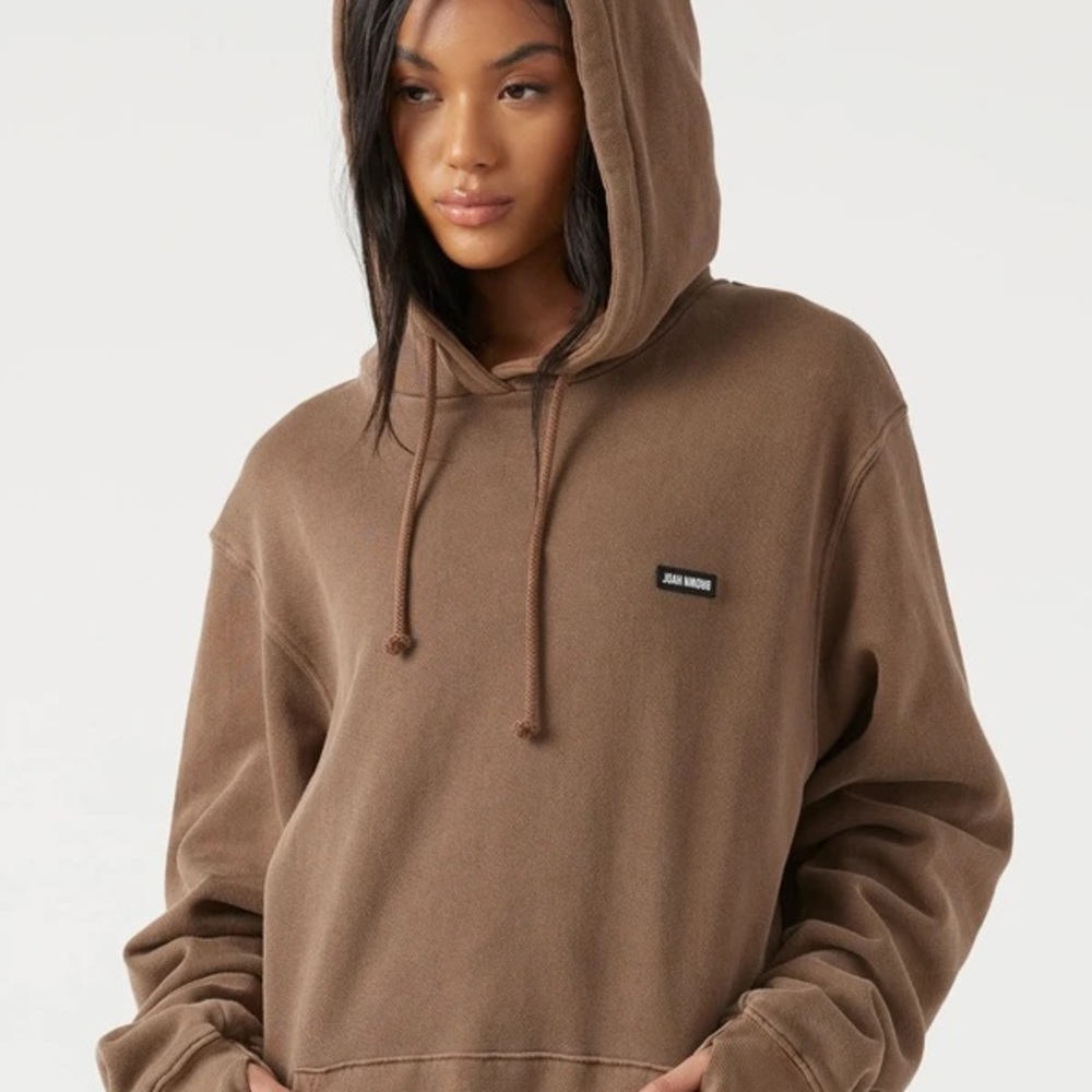 Joah Brown Empire Pullover Hoodie Cocoa French Terry w/logo - One Size